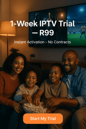 IPTV 1-Week Trial — R99